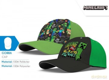 Czapka z daszkiem Minecraft 2 wzory BAM-MNCT-177-178 Kids Euroswan mix
