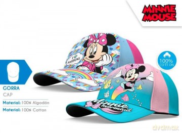 Czapka z daszkiem Myszka Minnie. Minnie Mouse 2 wzory D06641-42 MC Kids Euroswan mix