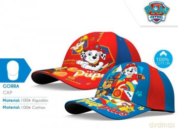 Czapka z daszkiem PAW PATROL Psi Patrol 2 wzory PW19919 Kids Euroswan mix