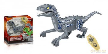 Dinozaur na radio szary Velociraptor 1007981 [FIGURKA]