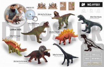 Dinozaur z dźwiękiem HY551 mix [FIGURKA]