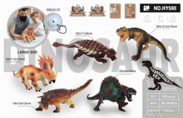 Dinozaur z dźwiękiem HY590 mix [FIGURKA]