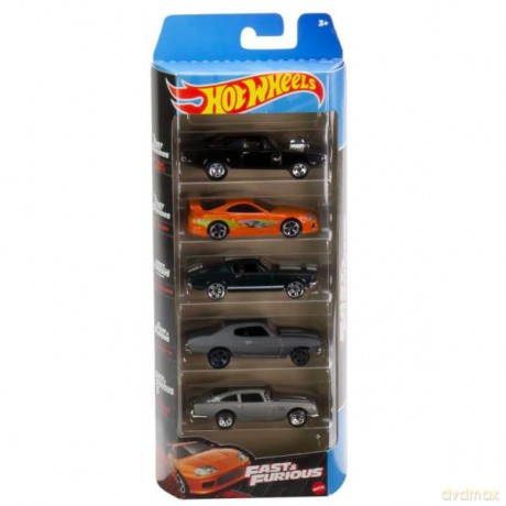 Hot Wheels Szybcy i Wściekli Samochodziki 5-pak HND08