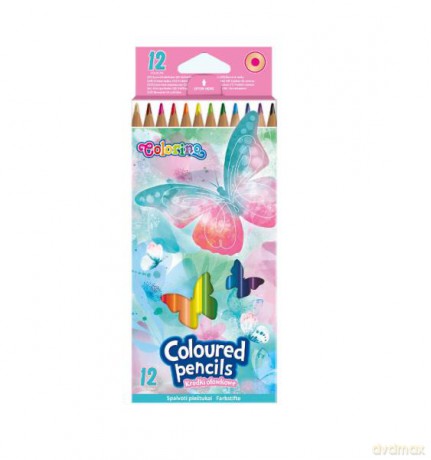 Kredki ołówkowe trójkątne 12 kolorów Dreams 22303 Colorino