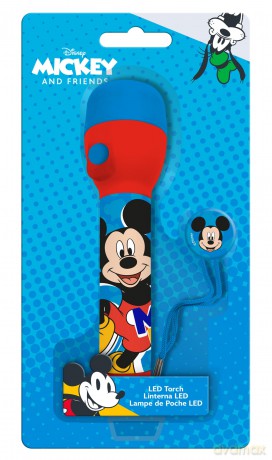 Latarka duża 21x11 cm Myszka Miki. Mickey Mouse MK30031 Kids Euroswan