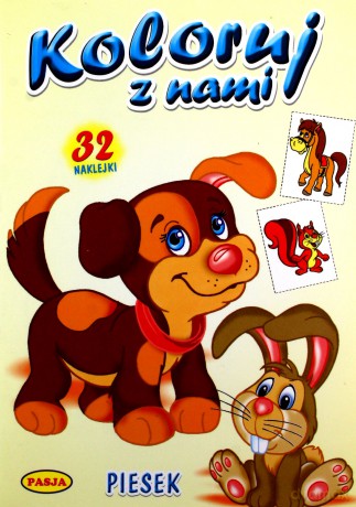 Koloruj Z Nami Piesek [KSIĄŻKA]