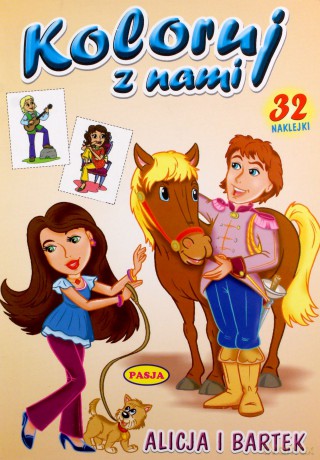 Koloruj Z Nami Alicja I Bartek [KSIĄŻKA]