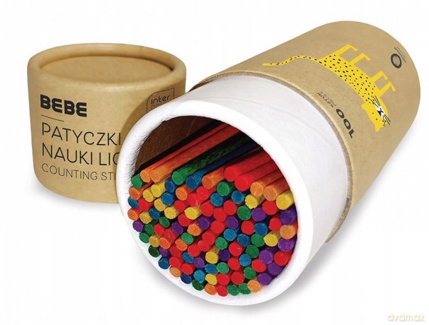 Patyczki drewniane do nauki liczenia x100 BB KIDS