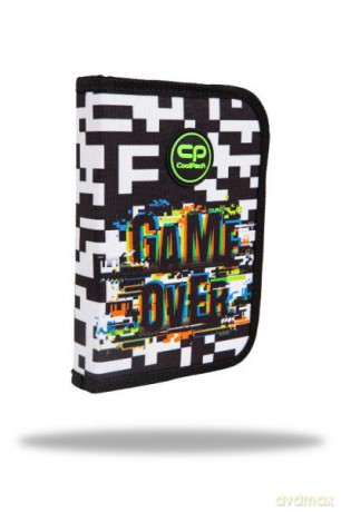 Piórnik jednoklapkowy bez wyposażenia Clipper Game Over CoolPack F076679