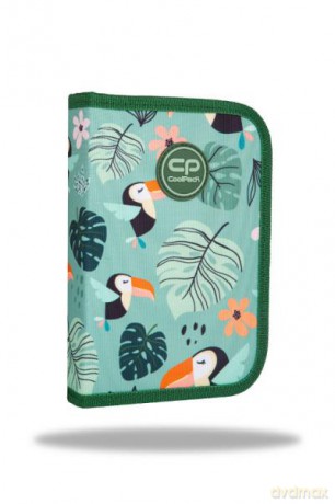 Piórnik jednokomorowy bez wyposażenia Clipper Toucans CoolPack F076662