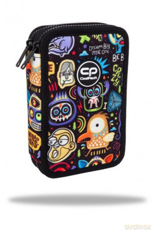 Piórnik podwójny z wyposażeniem Jumper 2 Scary Stickers CoolPack F066696