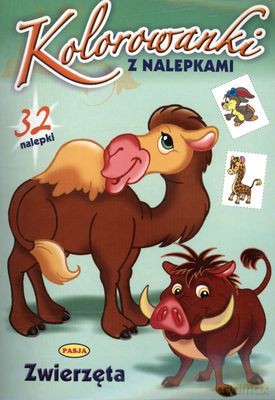 Kolorowanki Z Nalepkami Zwierzęta [KSIĄŻKA]