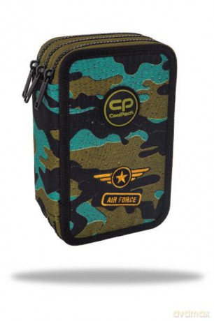 Piórnik potrójny z wyposażeniem Jumper 3 Air Force CoolPack F067712