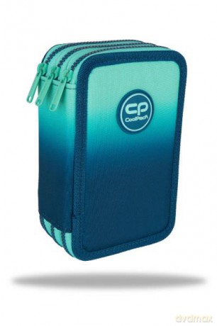 Piórnik potrójny z wyposażeniem Jumper 3 Gradient Blue CoolPack F067690