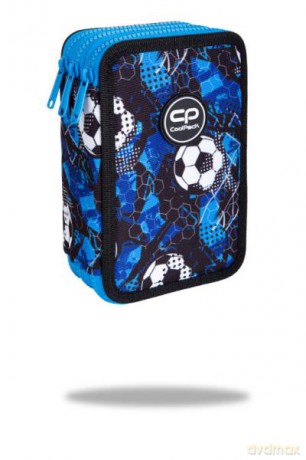 Piórnik potrójny z wyposażeniem Jumper 3 Soccer CoolPack E67553