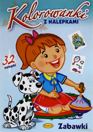 Kolorowanki Z Nalepkami Zabawki [KSIĄŻKA]