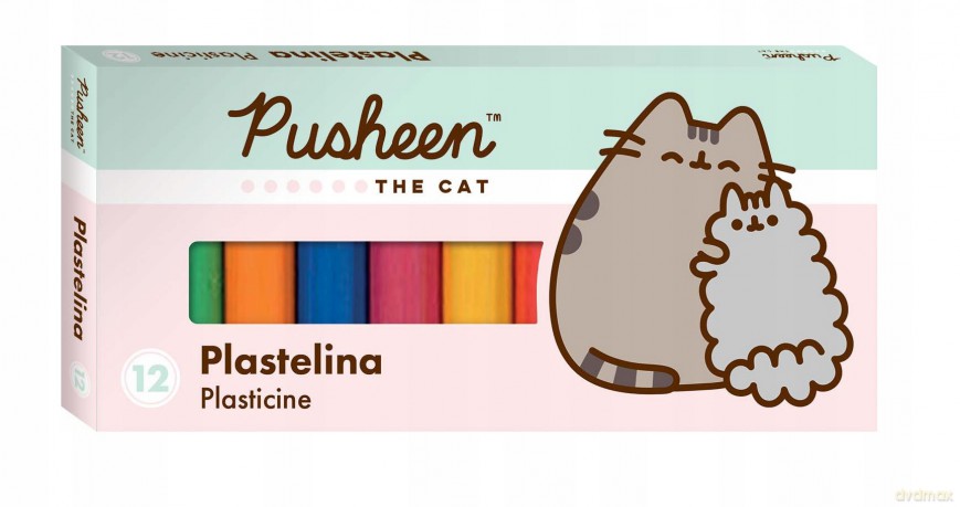 Plastelina 12 kolorów PUSHEEN