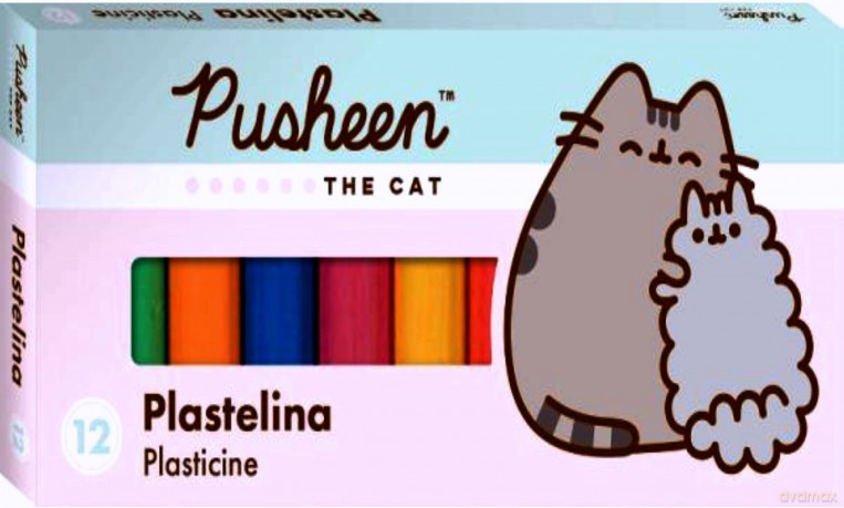 Plastelina 12 kolorów PUSHEEN