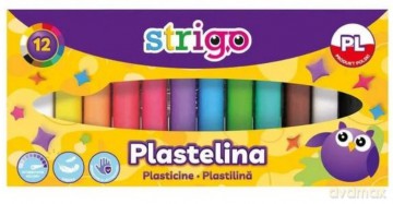 Plastelina 12 kolorów Strigo