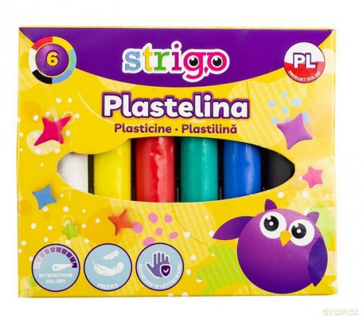 Plastelina 6 kolorów Strigo