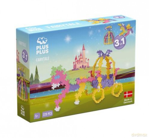 Plus Plus Klocki pastelowe Wróżka i Jednorożec 220el 3769 [KLOCKI]
