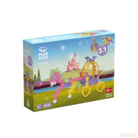 Plus Plus Klocki pastelowe Wróżka i Jednorożec 220el 3769 [KLOCKI]