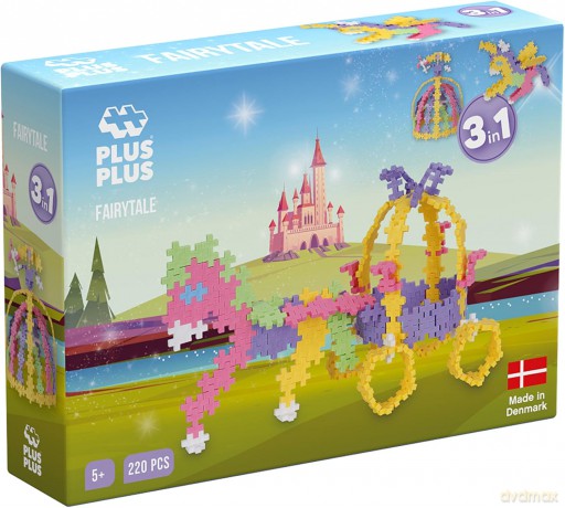 Plus Plus Klocki pastelowe Wróżka i Jednorożec 220el 3769 [KLOCKI]