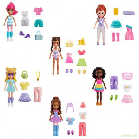 Polly Pocket Zestaw modowy mały HNF50 p6 mix