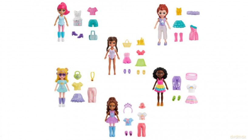 Polly Pocket Zestaw modowy mały HNF50 p6 mix