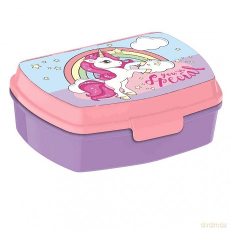 Pudełko śniadaniowe PVC 20x8 cm Jednorożec You're Special KL10028DT Kids Euroswan