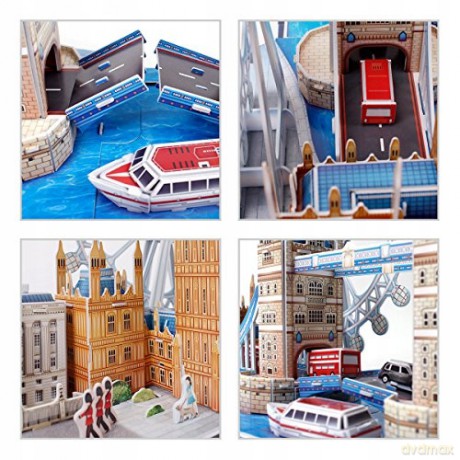 Puzzle 3D London Skyline 107el 00140 [PUZZLE]