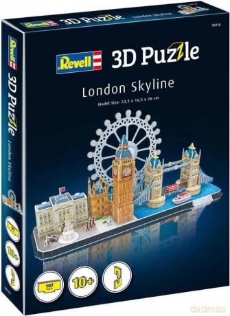Puzzle 3D London Skyline 107el 00140 [PUZZLE]