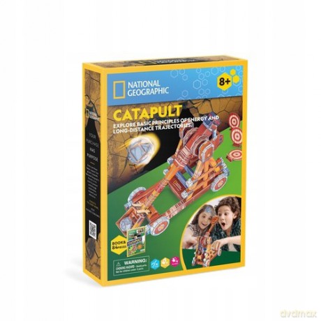 Puzzle 3D National Geographic Katapulta DS1086H Cubic Fun [PUZZLE]