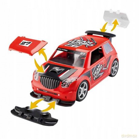 Revell 00910 First Construction Auto do składania Rallye Car TEAM TURBO