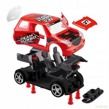 Revell 00910 First Construction Auto do składania Rallye Car TEAM TURBO