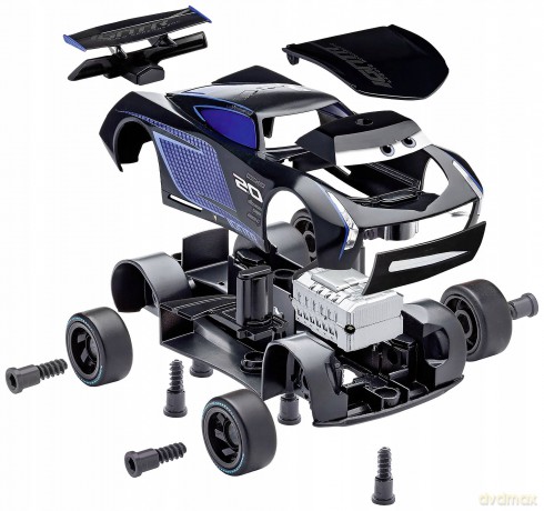 Revell 00921 First Construction Auto do składania Jackson Storm światło i dźwięk