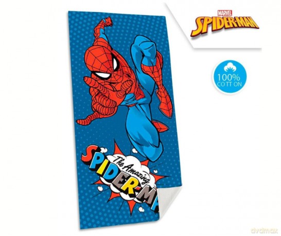 Ręcznik plażowy 70x140 cm 100% bawełna Spiderman SPM-D37A Kids Euroswan