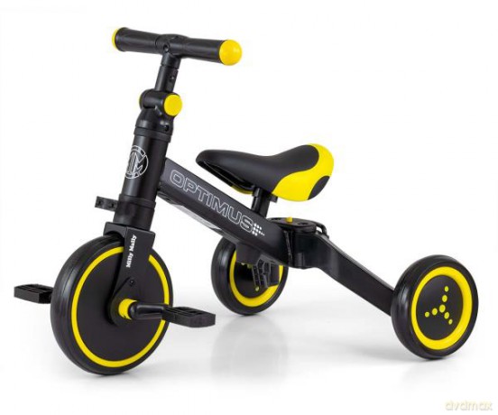 Rowerek 3w1 Optimus czarny black Milly Mally