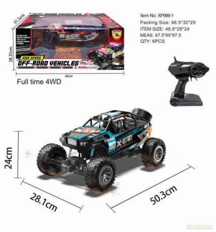 Samochód terenowy off-road na radio zdalnie sterowany XP999-1A mix