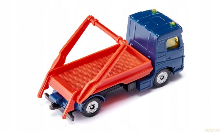 SIKU 1298 Ciężarówka LKW z podnośnikiem hakowym