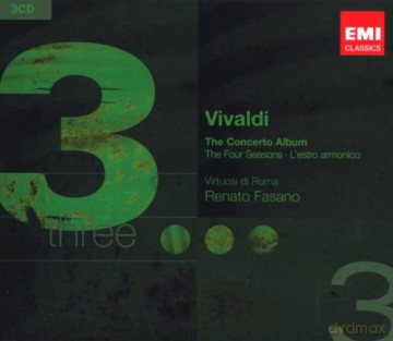 Fasano/Virtuosi Di Roma: Emi 3 Series: Violin Concertos [3CD]