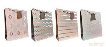 Torebka ozdobna prezentowa 4wz 30x41,5x12 cm 939A mix