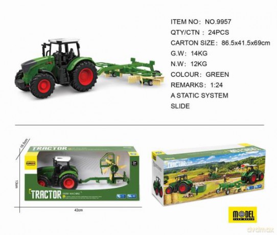Traktor + maszyna rolnicza 9957