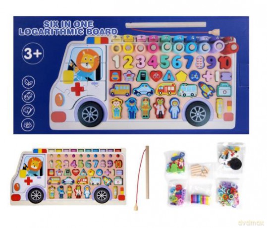 Układanka drewniana Auto 1007882 [PUZZLE]