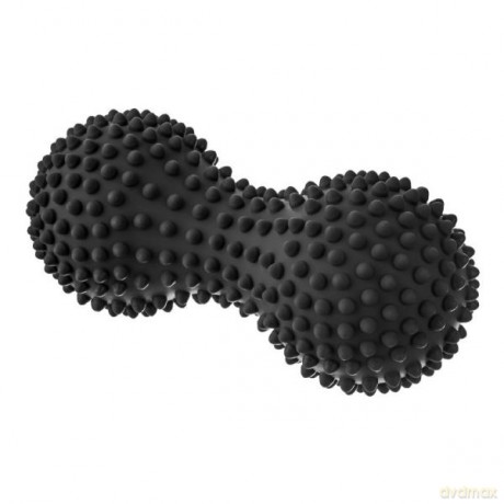 Wałek do masażu i rehabilitacji duoball 15,5 cm czarny Tullo