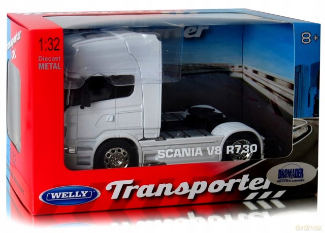 WELLY Ciężarówka 1:32 SCANIA V8 R730 12671
