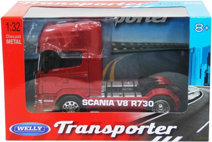 WELLY Ciężarówka 1:32 SCANIA V8 R730 12671