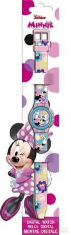 Zegarek cyfrowy KE02 ECO ( bez plastikowego opakowania) Myszka Minnie. Minnie Mouse MN4443 Kids Euroswan