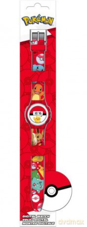 Zegarek cyfrowy KE02 ECO ( bez plastikowego opakowania) Pokemon POK4374 Kids Euroswan