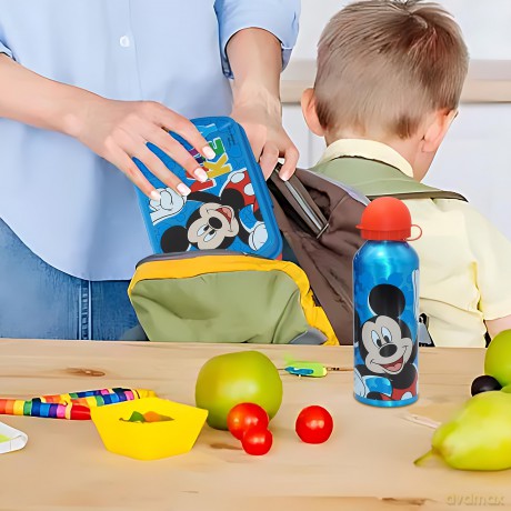 Zestaw Bidon aluminiowy + śniadaniówka Myszka Miki. Mickey Mouse MK30007 Kids Euroswan